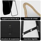 Miroir sur Pied Asymétrique