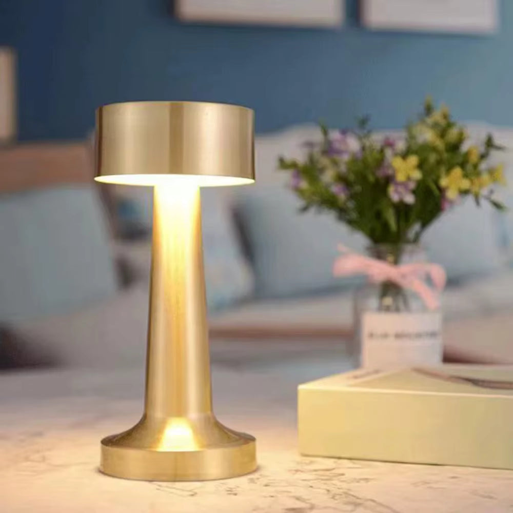 Lampe Vesper — Métal Tactile & Sans Fil