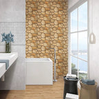 Panneau Mural Adhésif 3D Imitation Pierre Lot de 10