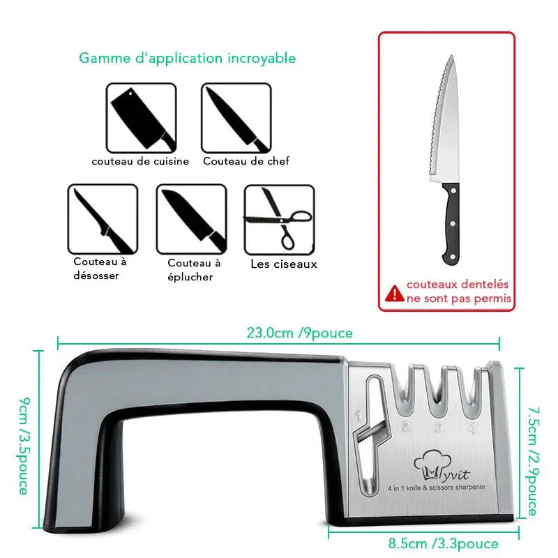 Aiguiseur Couteau Ciseaux -