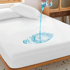 Alèse Drap Housse Imperméable et Respirante - Blanc