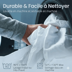 Alèse Drap Housse Imperméable et Respirante - Blanc