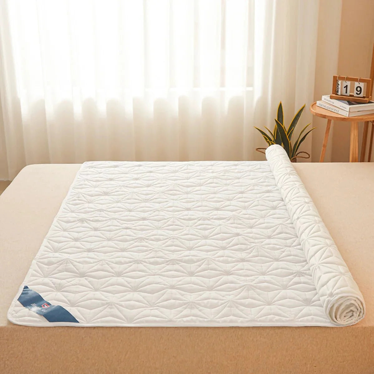 Alèse Matelassée Imperméable - Blanc