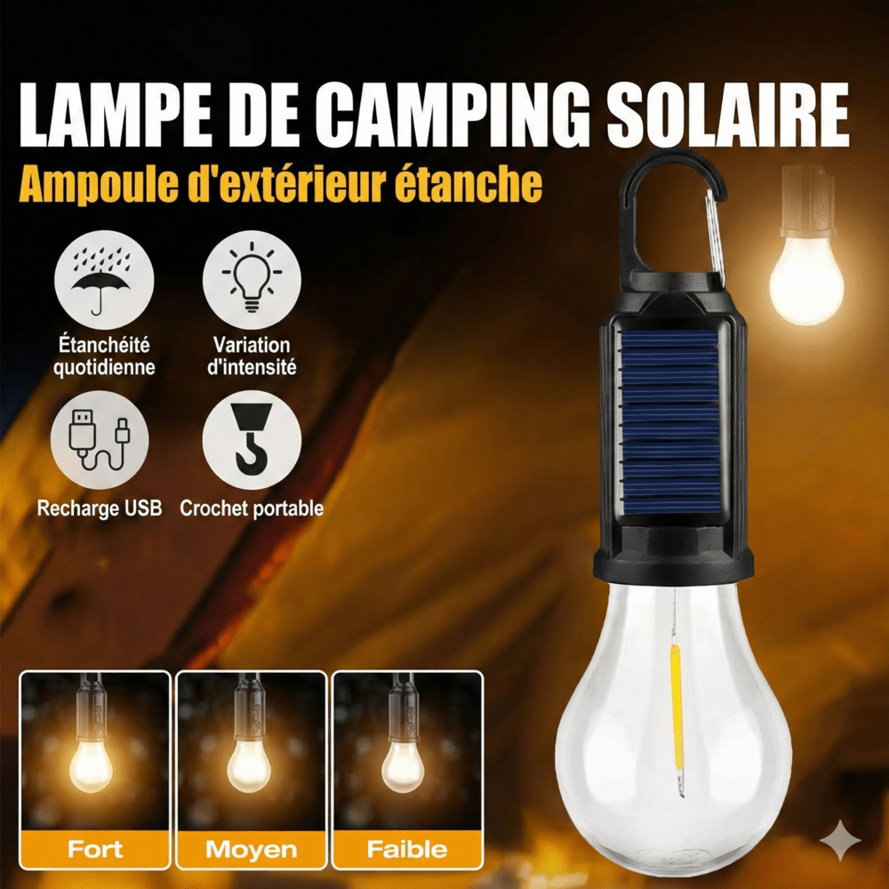 Ampoule Solaire Extérieur à Suspendre -