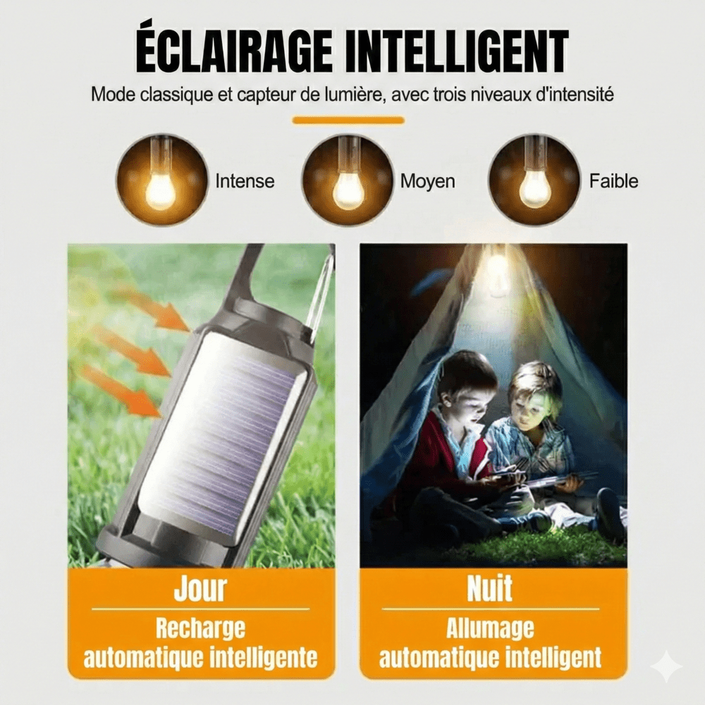 Ampoule Solaire Extérieur à Suspendre -