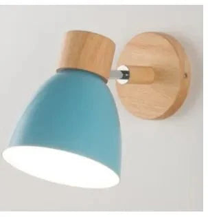 Applique Murale Bois Scandinave - Bleu
