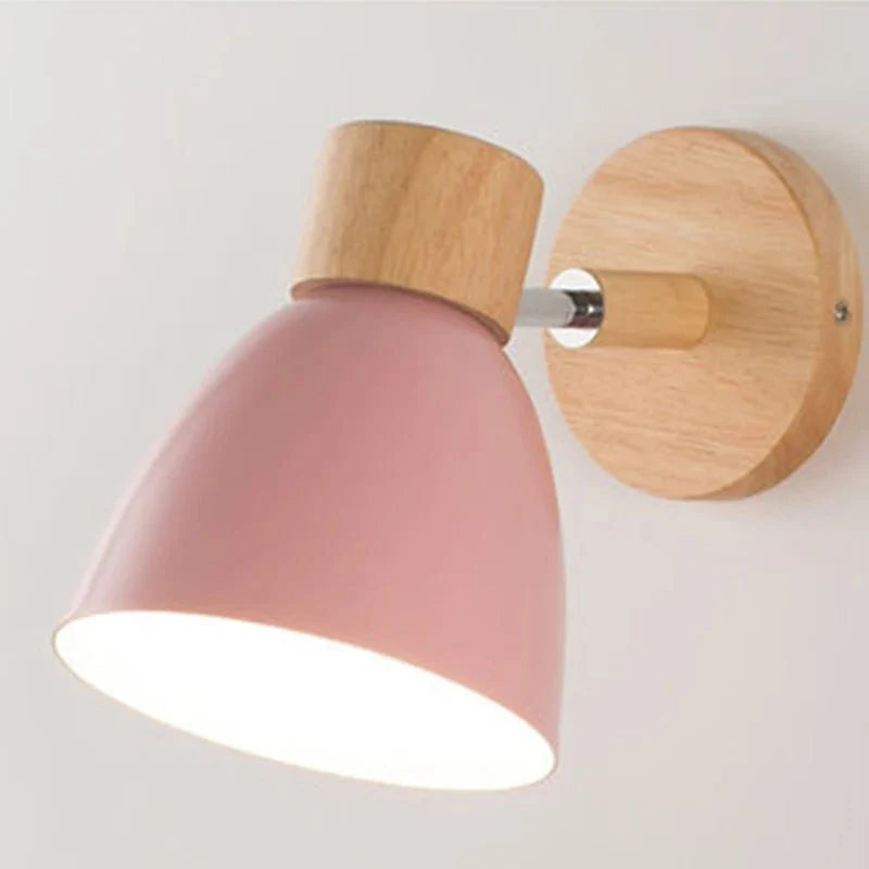 Applique Murale Bois Scandinave - Rose