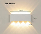 Applique Murale Connectée Alexa LED RGB - Blanc 8W