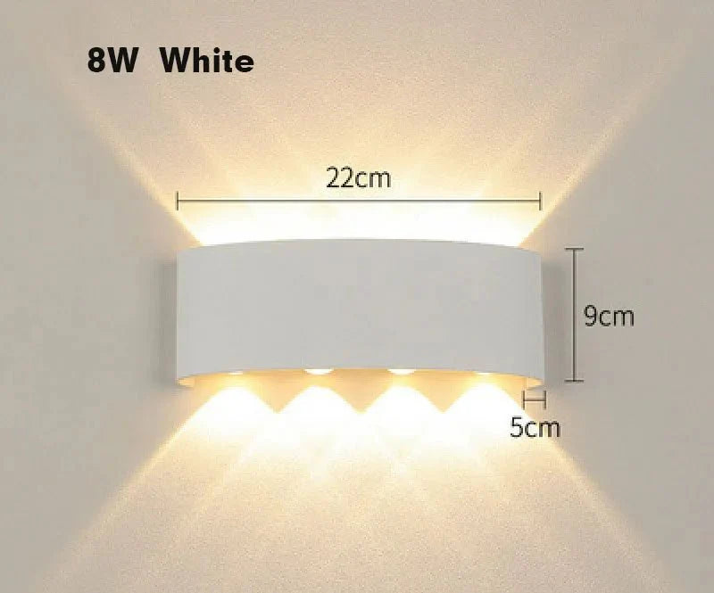 Applique Murale Connectée Alexa LED RGB - Blanc 8W