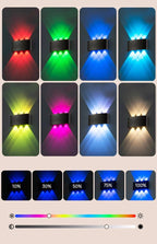Applique Murale Connectée Alexa LED RGB - Noir 8W