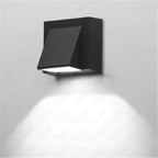 Applique Murale Cube Design Noir IP65 - Blanc froid 6000K