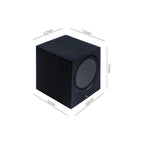 Applique Murale Cube LED Aluminium - D - Bas