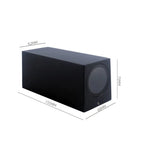 Applique Murale Cube LED Aluminium - D - Haut et bas