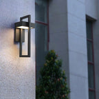 Applique Murale Extérieure LED Noire Moderne - Blanc chaud