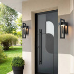 Applique Murale Extérieure LED Noire Moderne - Blanc froid