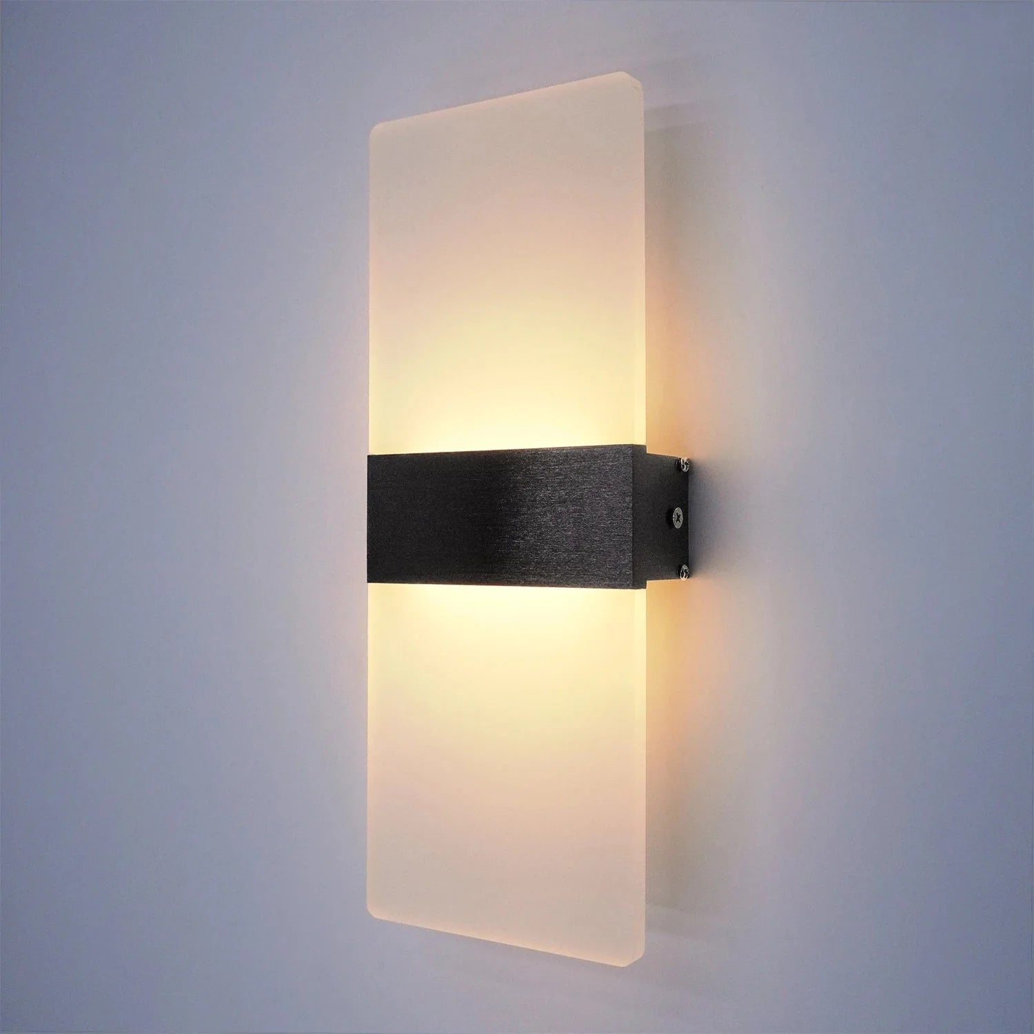 Applique Murale LED Aluminium Chambre - Noir