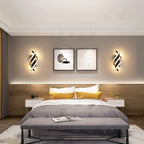 Applique Murale LED Design Ondulé Spirale - Blanc
