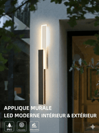 Applique Murale LED Longue Moderne - 100 X 9 X 5cm Modèle A