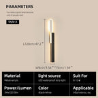 Applique Murale LED Longue Moderne - 120 X 9 X 5cm Modèle A