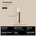 Applique Murale LED Longue Moderne - 120 X 9 X 5cm Modèle B