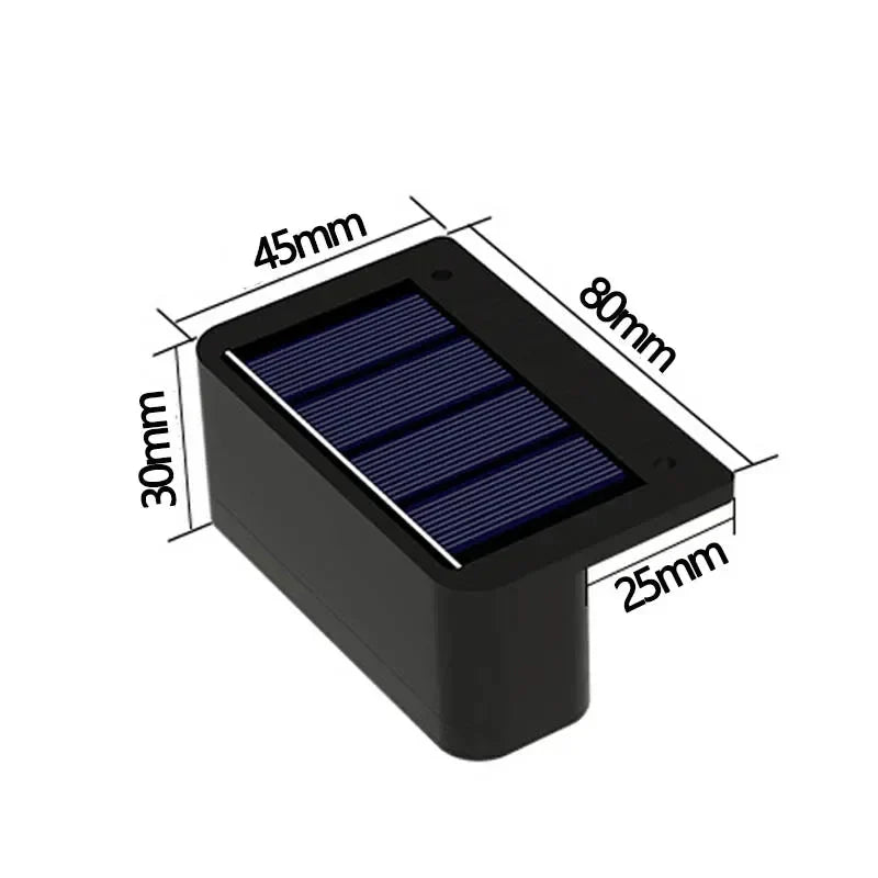 Applique Murale Solaire Faisceau vers le Bas - Lumière blanche froide - 2LED
