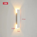 Applique Murale Verticale - 40cm Blanc 18w