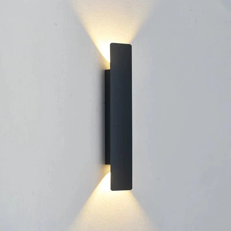 Applique Murale Verticale - 40cm Noir 8w