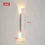 Applique Murale Verticale - 60cm Blanc 24w