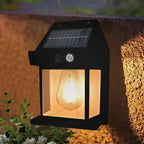 Applique Solaire Murale Style Vintage - Noir