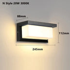 Appliques Murales Cubiques IP65 - Couleur froide (blanche) 6000K