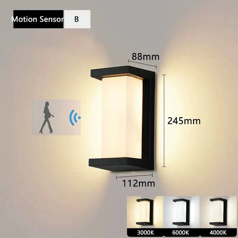 Appliques Murales Cubiques IP65 - Couleur froide (blanche) 6000K