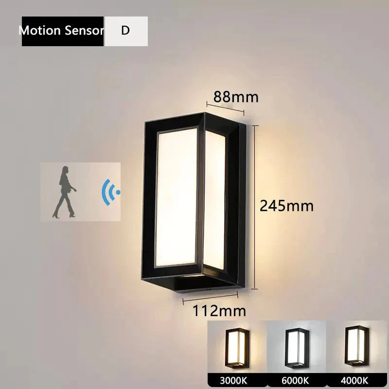 Appliques Murales Cubiques IP65 - Couleur froide (blanche) 6000K