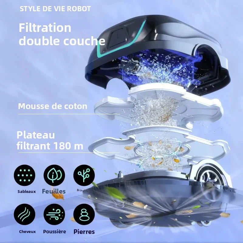 Aspirateur de Piscine Automatique Autonome -