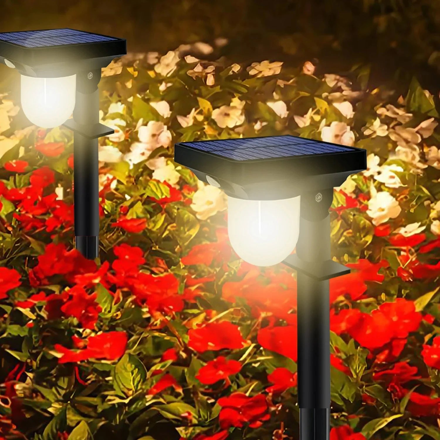 Balise Lumineuse LED Solaire Puissante avec Détecteur -