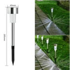 Balise Solaire LED Piquet - B1 - Lumière blanc froid