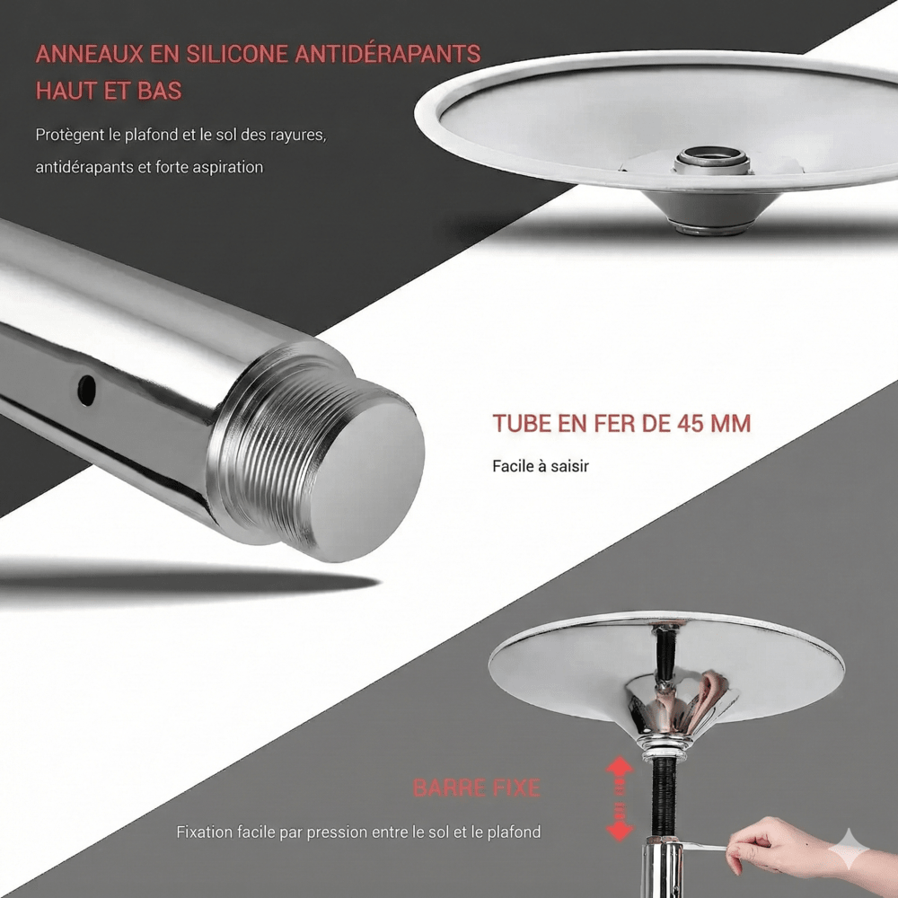 Barre de Pole Dance Sans Fixation Plafond -