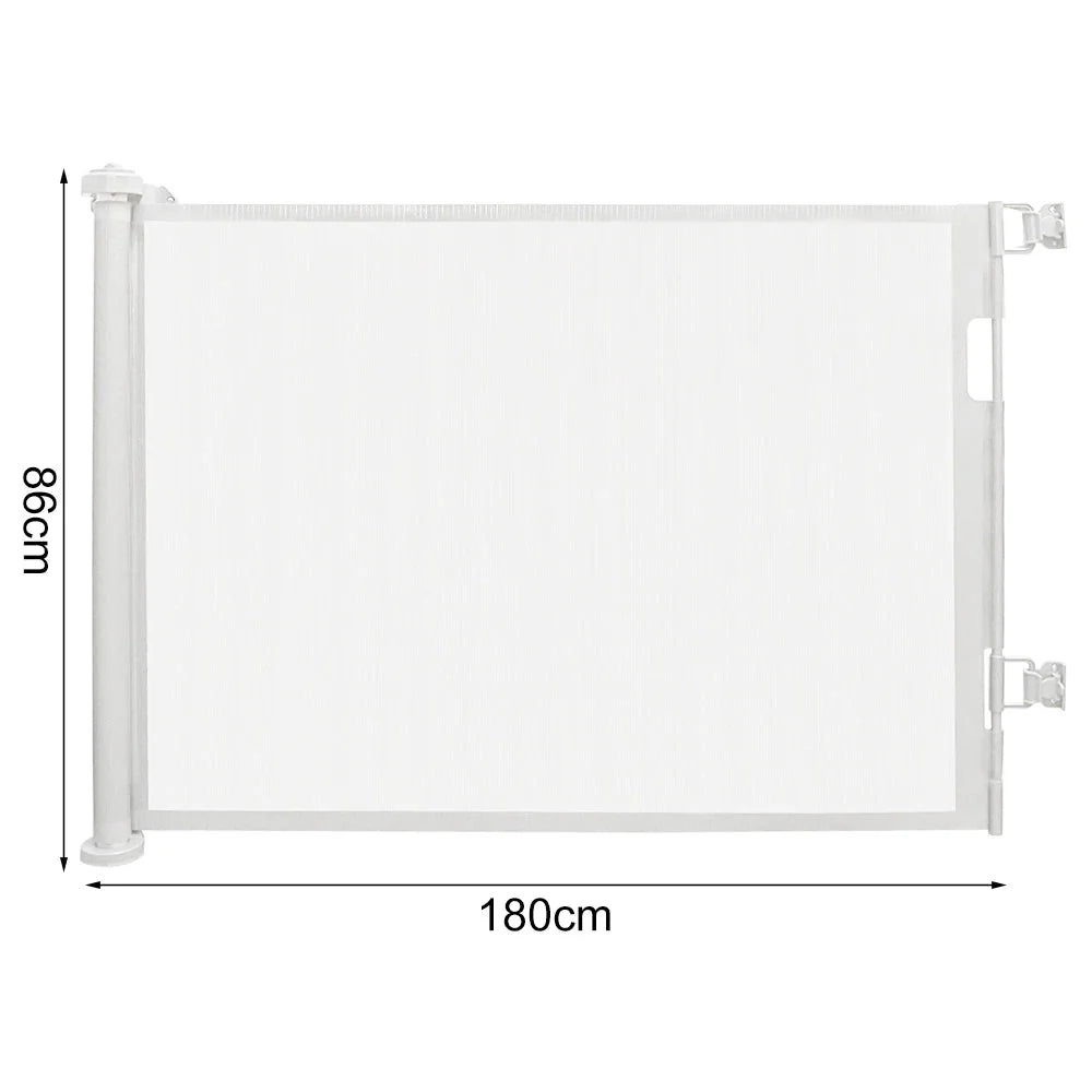 Barriere Retractable - Blanc 180cm