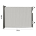 Barriere Retractable - Gris 180cm