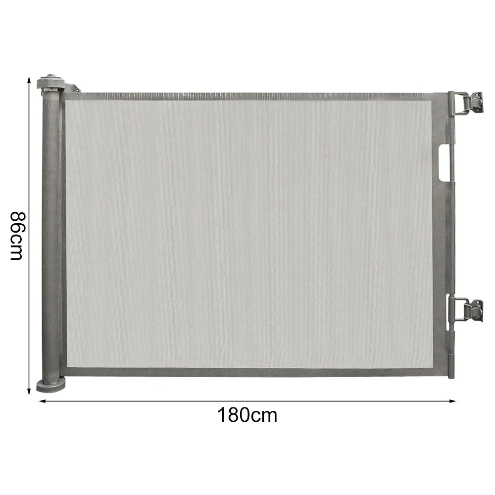 Barriere Retractable - Gris 180cm