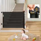 Barriere Retractable - Noir 150cm