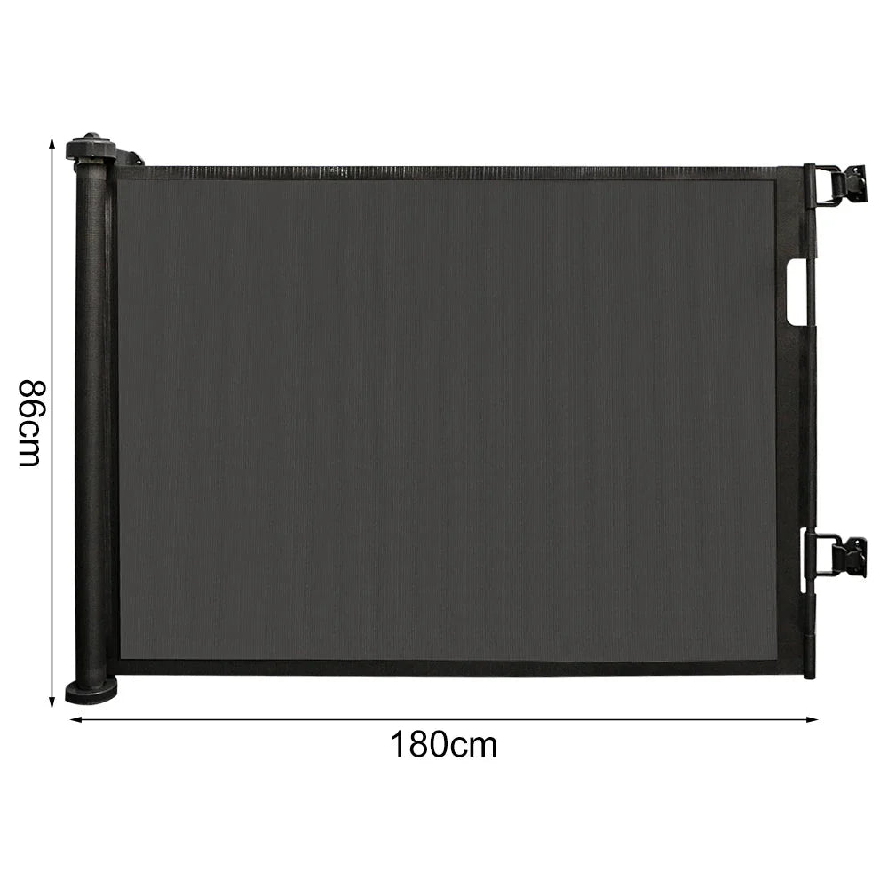Barriere Retractable - Noir 150cm