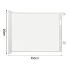 Barriere Retractable - Noir 150cm