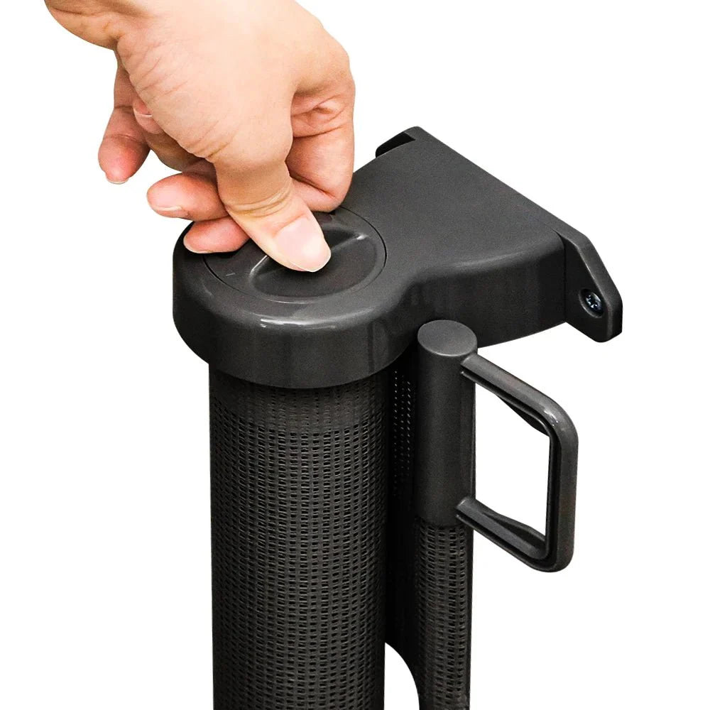 Barriere Retractable - Noir 150cm