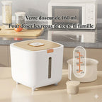 Boîte à Riz Hermétique Anti - Insectes et Anti - Humidité - 5kg