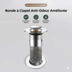 Bonde de Lavabo Clic Clac Universel - Cœur en ABS (Standard)