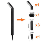 Borne Extérieure LED Solaire Moderne - Long