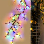 Branche Lumineuse LED Solaire Murale - Blanc chaud
