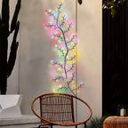 Branche Lumineuse LED Solaire Murale - Multicolore