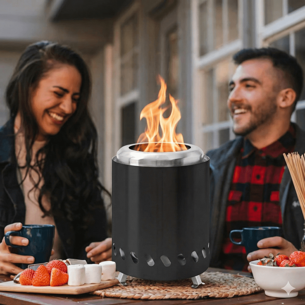 Brasero Camping - Noir