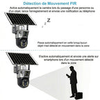Camera Solaire Wifi ou 4G avec Détecteur de Mouvement - WiFi